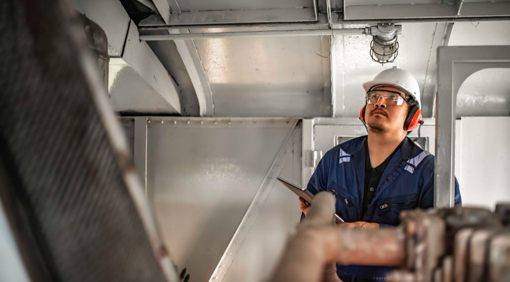 inspeccion de soldadura en equipo de refrigeramiento